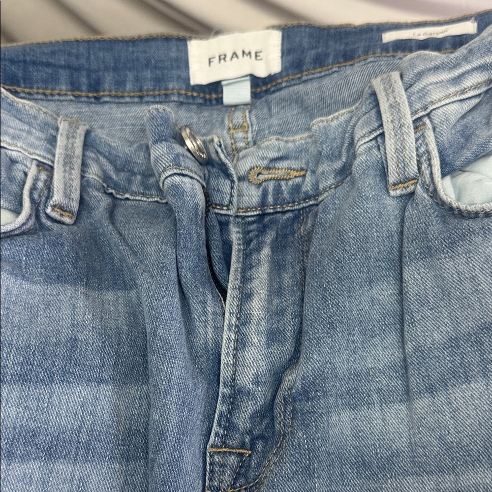 Frame Denim Le Garçon Light Blue Jeans